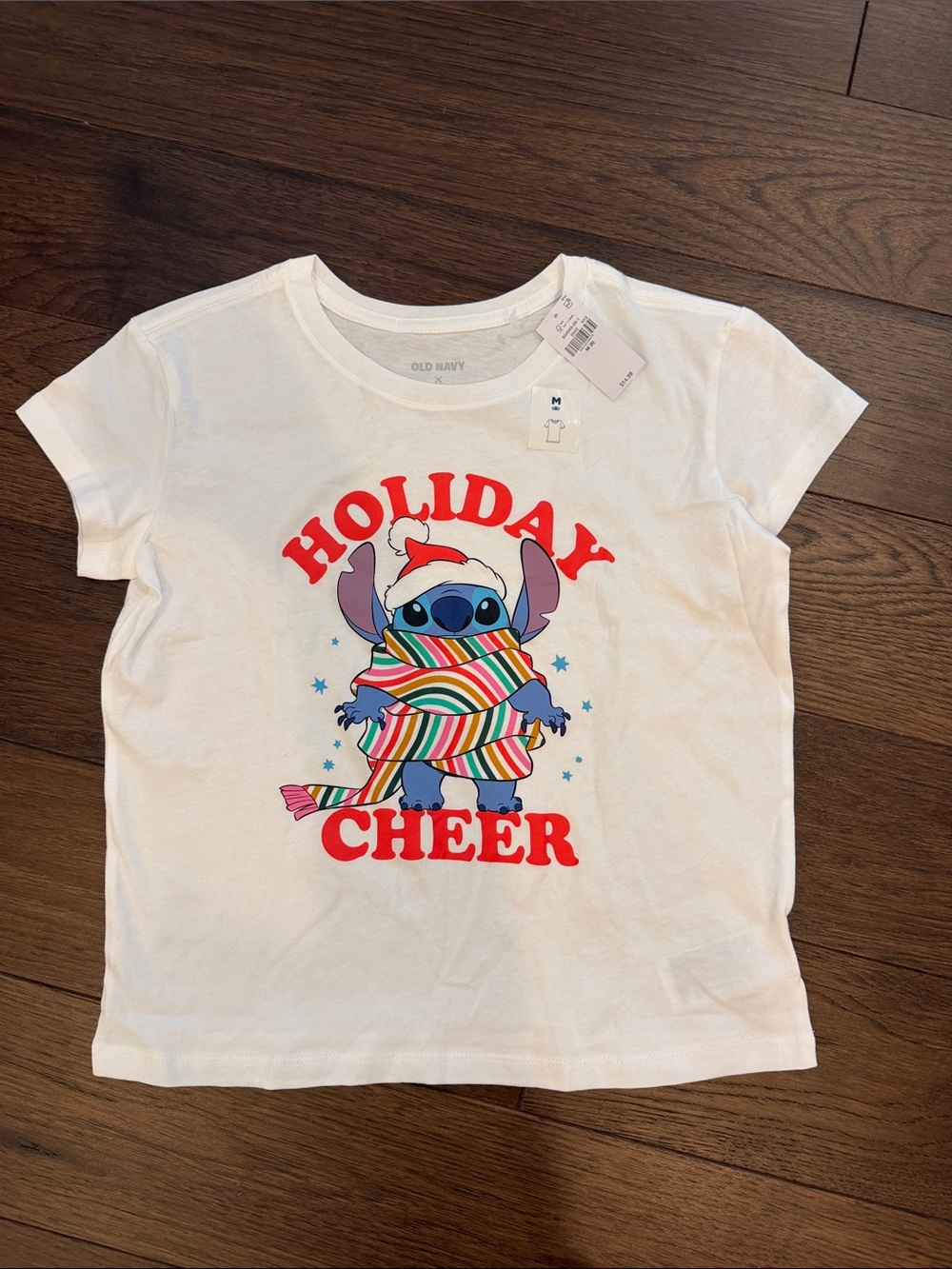 Old Navy x Disney Stitch Holiday Cheer Graphic Tee NWT Size Medium / 8 - C46-007
